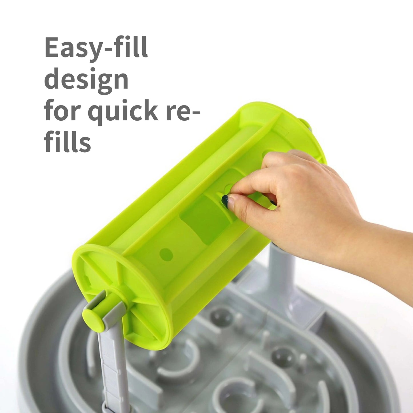 Anti-Choking Interactive Rolling Pet Feeder and Intelligence Enhancer