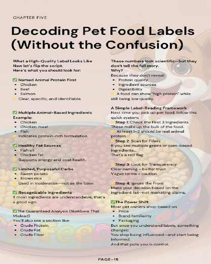 Ebook: You Love Your Pet—Don’t Feed Them Blindly
