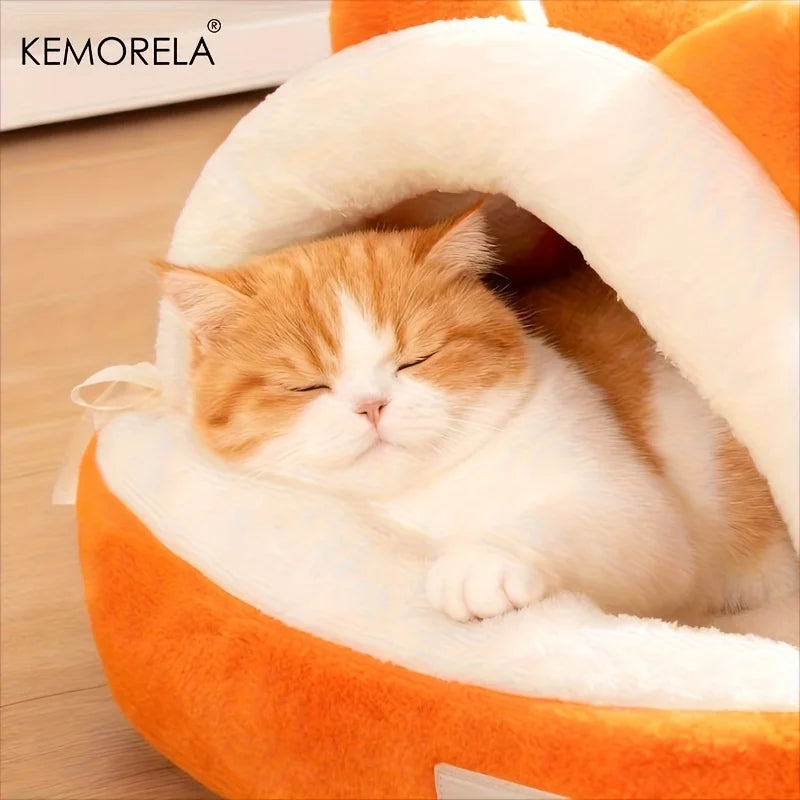 Cozy Cat Bed and Warm Kitty Heaven All Season