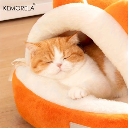 Cozy Cat Bed and Warm Kitty Heaven All Season