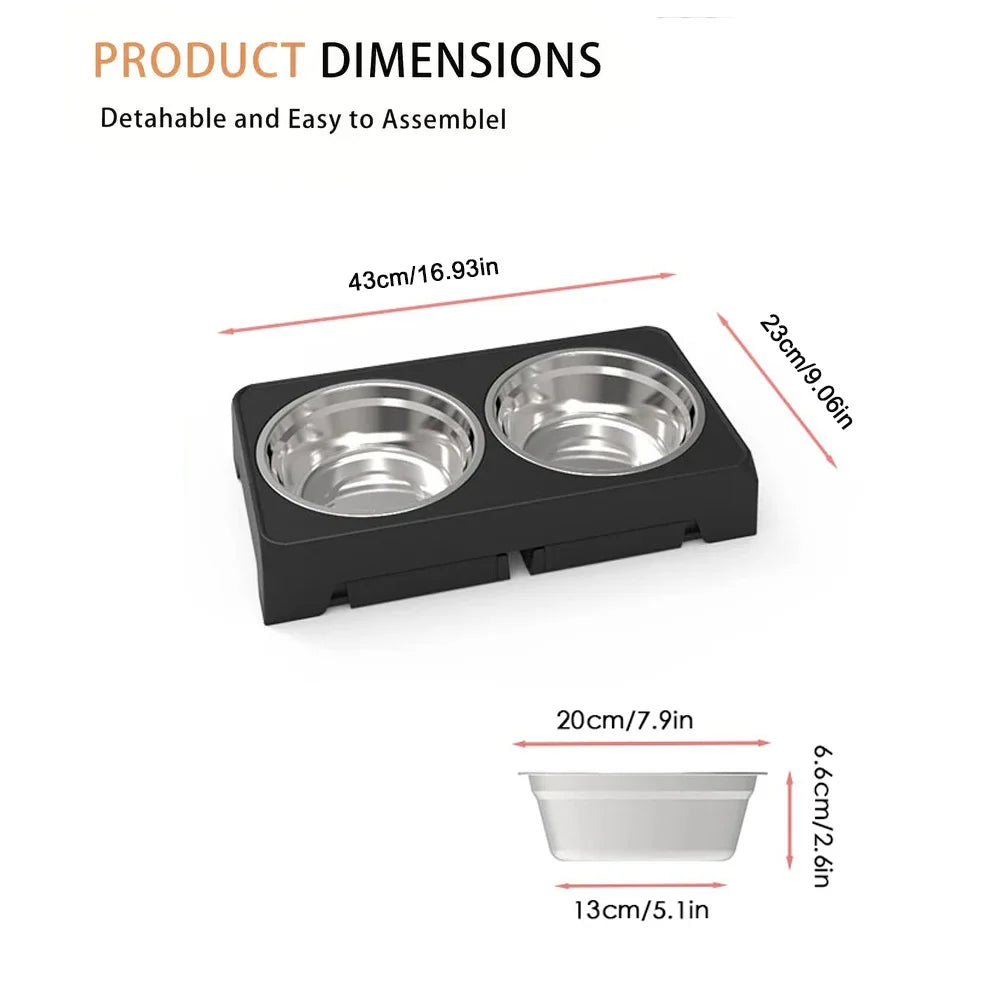 Adjustable Elevated Dog Feeder