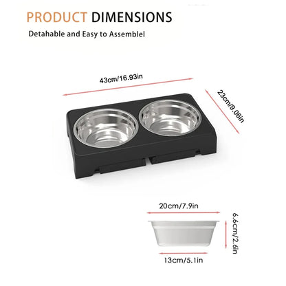 Adjustable Elevated Dog Feeder