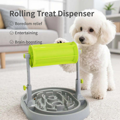 Anti-Choking Interactive Rolling Pet Feeder and Intelligence Enhancer