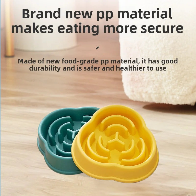 Anti-Choking Slow Eating Pet Bowl