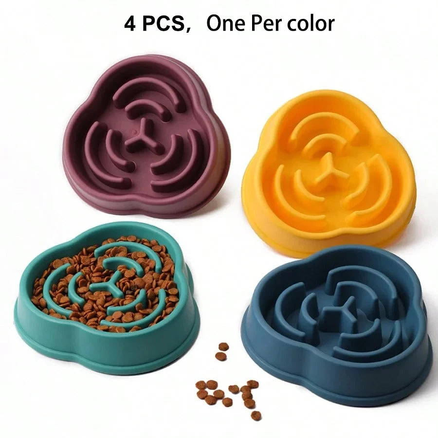 Anti-Choking Slow Eating Pet Bowl