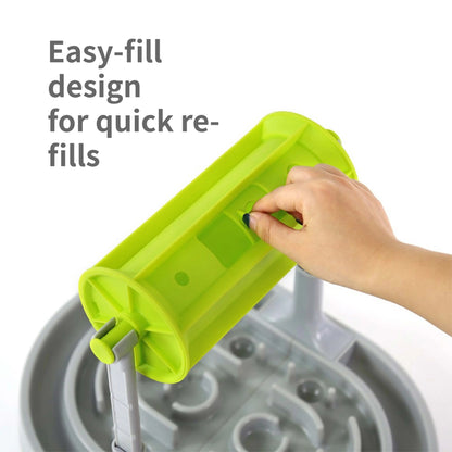 Anti-Choking Interactive Rolling Pet Feeder and Intelligence Enhancer