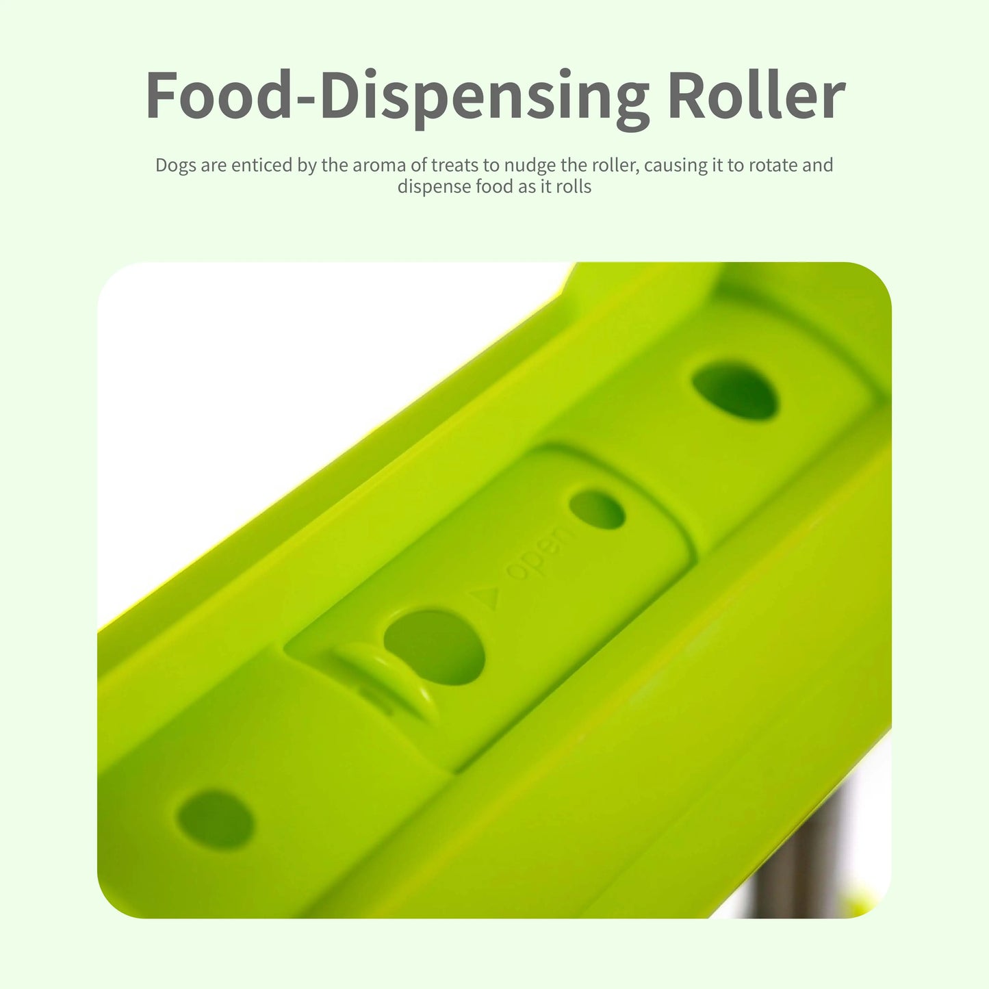 Anti-Choking Interactive Rolling Pet Feeder and Intelligence Enhancer