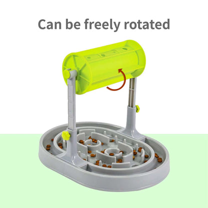 Anti-Choking Interactive Rolling Pet Feeder and Intelligence Enhancer